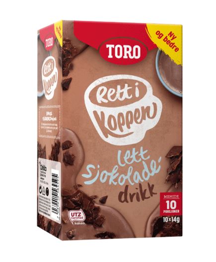 Sjokoladedrikk Lett Rett I Koppen Toro 10x14g Norway Americana Sjokoladedrikk Lett Rett I Koppen Toro 10x14g Norway Americana