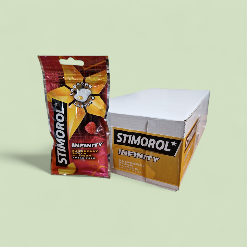 Stimorol Infinity Raspberry 30g*28st./Hele Eske - Norway Americana