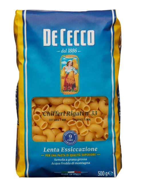 De Cecco Chifferi Rigati (Riflet Makaroni) 500 g. - Norway Americana