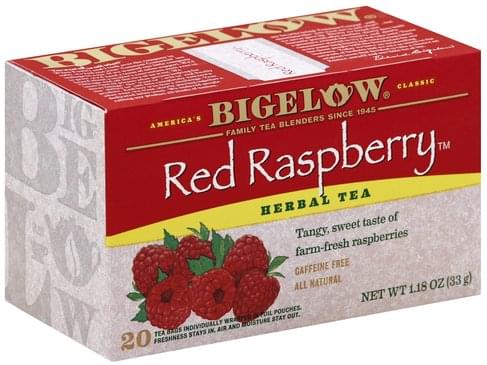 Bigelow Red Raspberry Herbal Tea 20tp. - Norway Americana