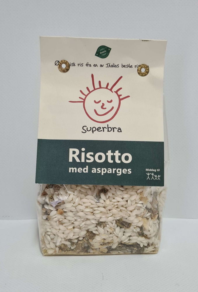 Superbra Risotto Risotto m/Asparges Økologisk Superbra 250g. - Norway Americana
