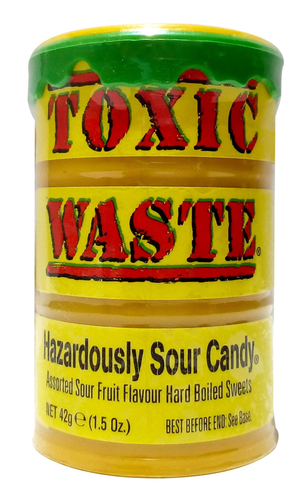 Toxic Waste Yellow Drum Extreme Sour Candy (42 g)